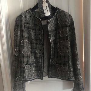 SOLD! Chanel Tweed Jacket Size 46